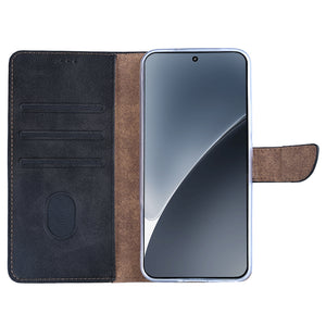 Rixus Bookcase For Xiaomi 15 Black