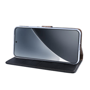 Rixus Bookcase For Xiaomi 15 Black