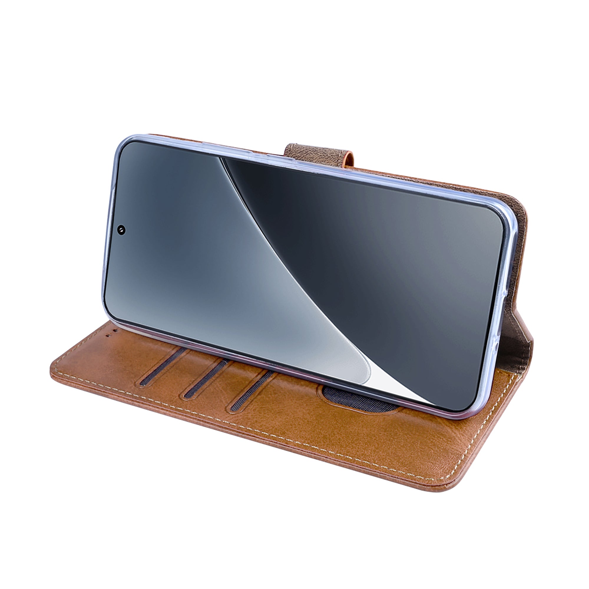 Rixus Bookcase For Xiaomi 15 Light Brown