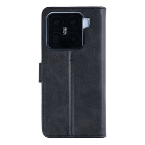 Rixus Bookcase For Xiaomi 15 Pro Black