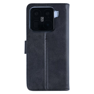 Rixus Bookcase For Xiaomi 15 Pro Black