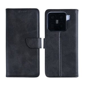 Rixus Bookcase For Xiaomi 15 Pro Black