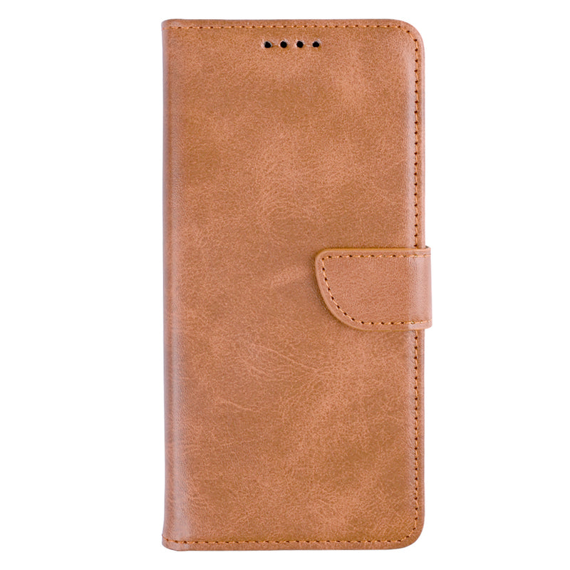 Rixus Bookcase For Xiaomi 15 Pro Light Brown
