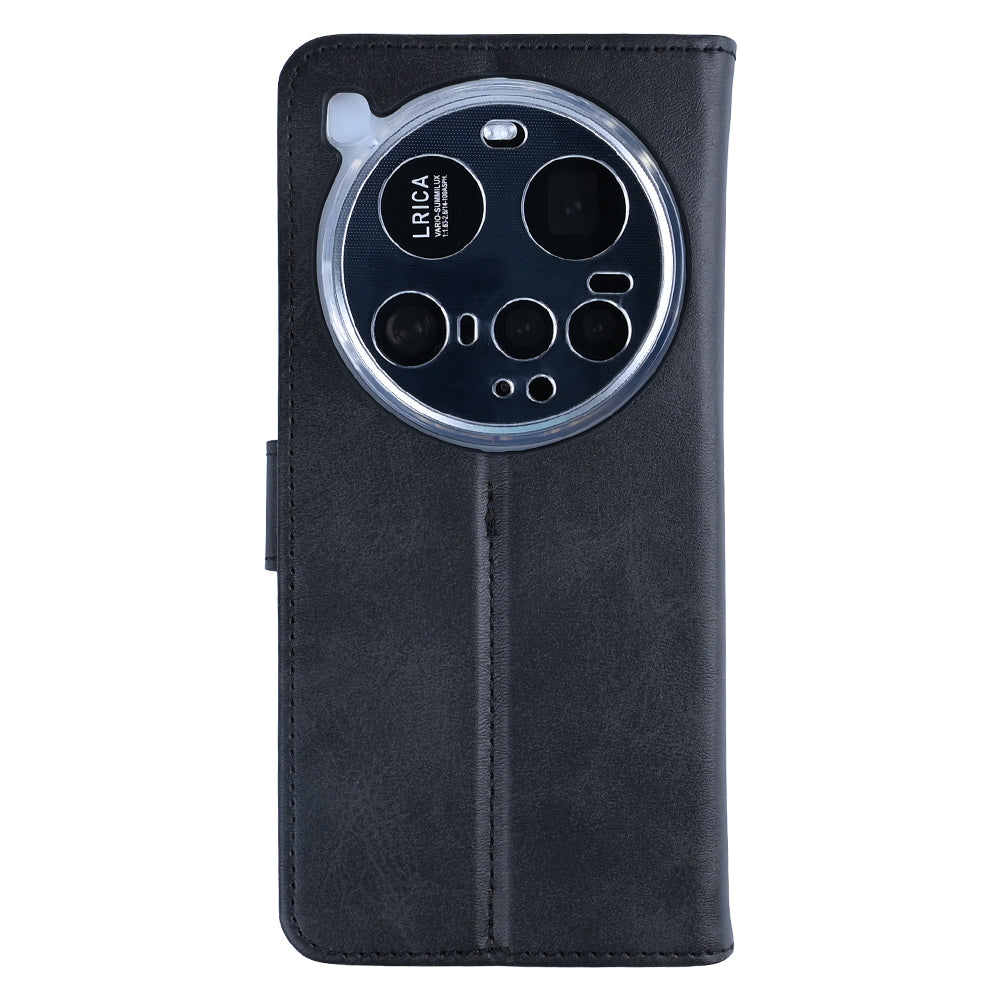 Rixus Bookcase For Xiaomi 15 Ultra Black