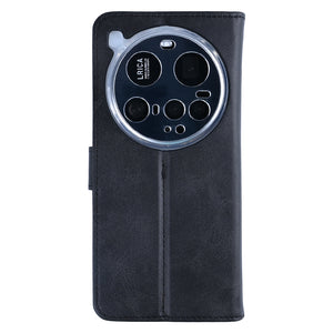 Rixus Bookcase For Xiaomi 15 Ultra Black