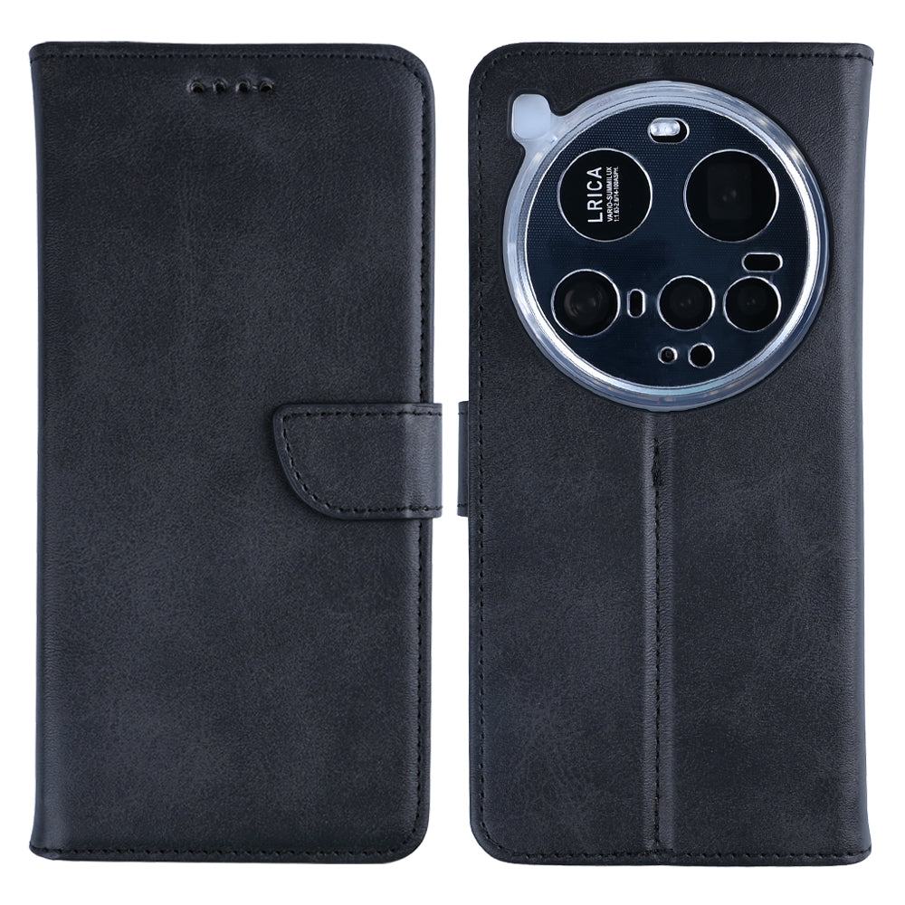 Rixus Bookcase For Xiaomi 15 Ultra Black