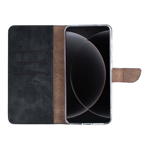 Rixus Bookcase For Xiaomi 15 Ultra Black