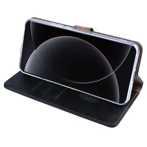 Rixus Bookcase For Xiaomi 15 Ultra Black