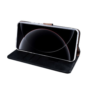 Rixus Bookcase For Xiaomi 15 Ultra Black