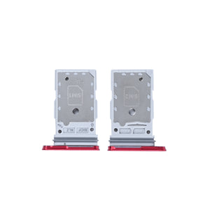 Samsung Galaxy S25 S931B, S25 Plus S936B Sim Card Holder Coral Red OEM