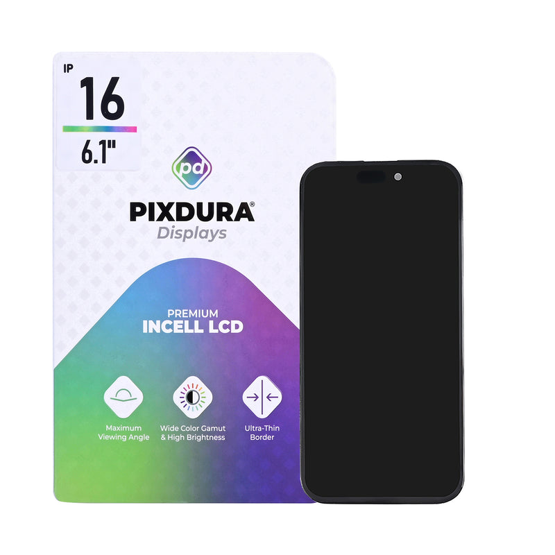 PIXDURA For Apple iPhone 16 Display And Digitizer In-Cell Premium (60Hz)