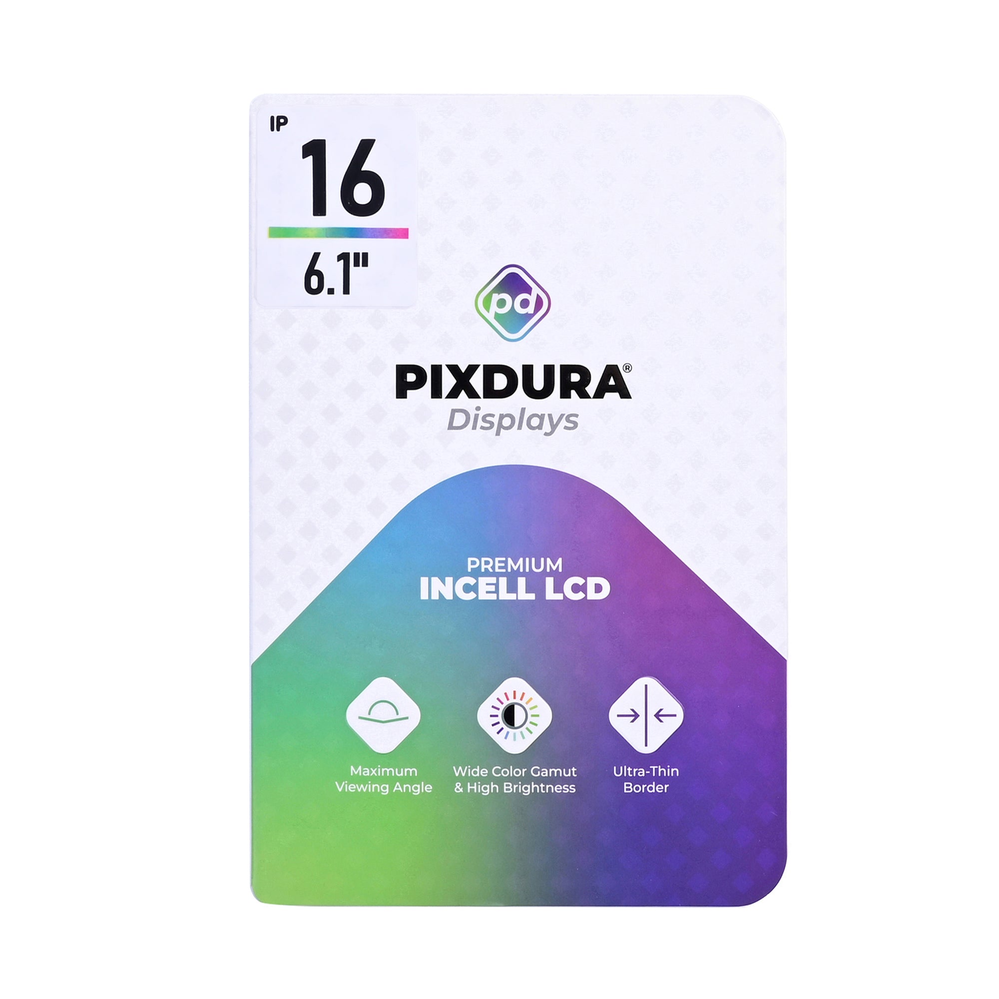 PIXDURA For Apple iPhone 16 Display And Digitizer In-Cell Premium (60Hz)