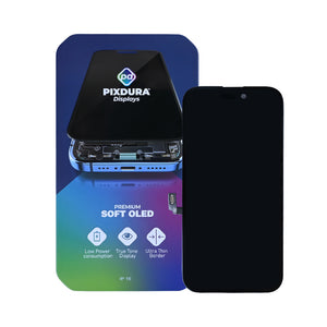 PIXDURA For iPhone 16 Display And Digitizer Soft-OLED Premium (IC Removable)
