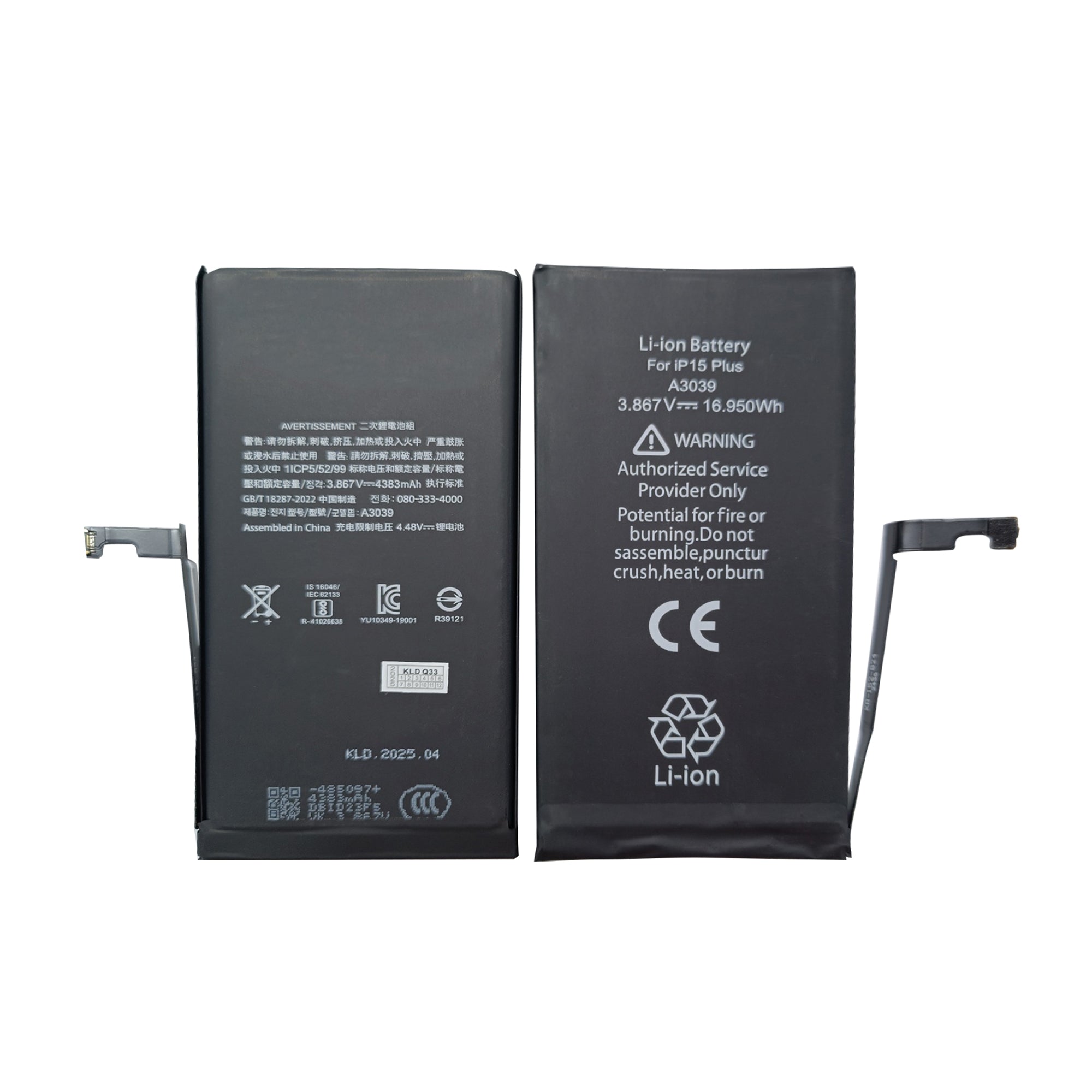 For Apple iPhone 15 Plus Run Diagnostics Battery OEM