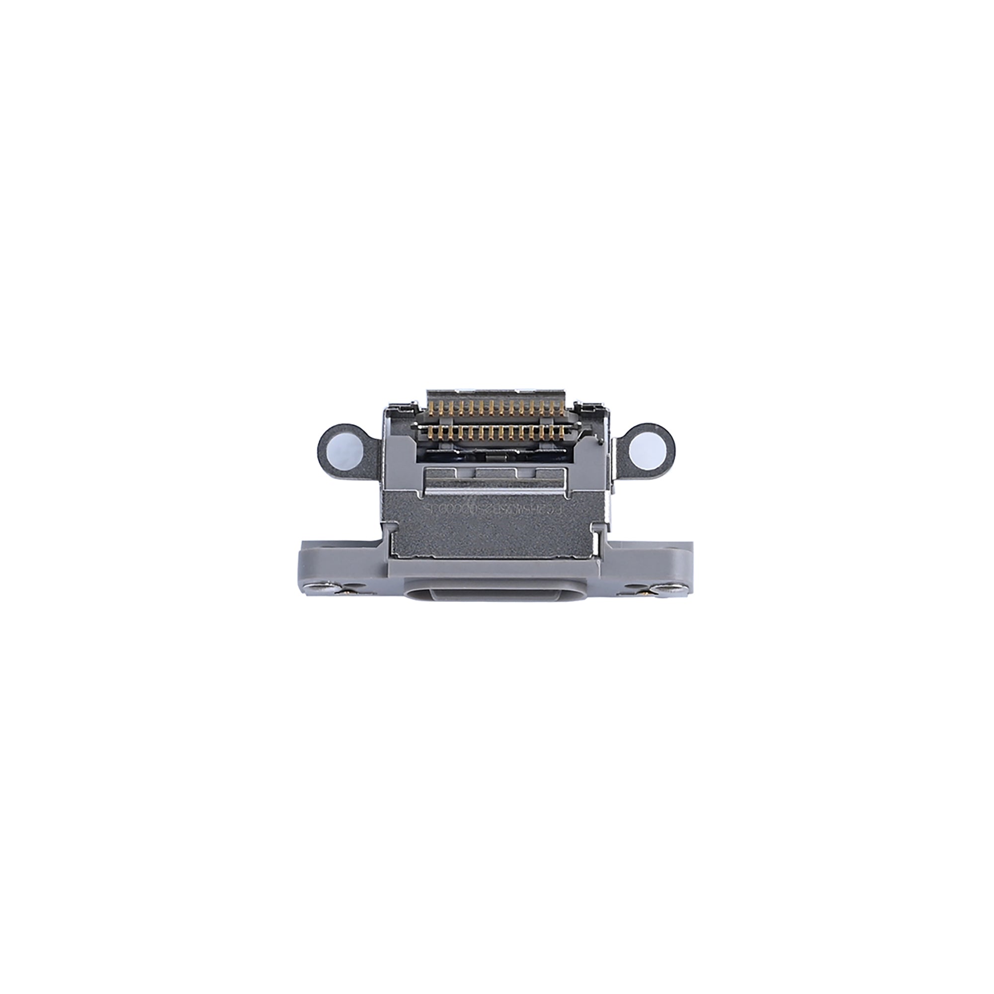 For Apple iPhone 16 Pro, 16 Pro Max System Charging Port White Titanium Pulled (10pcs)