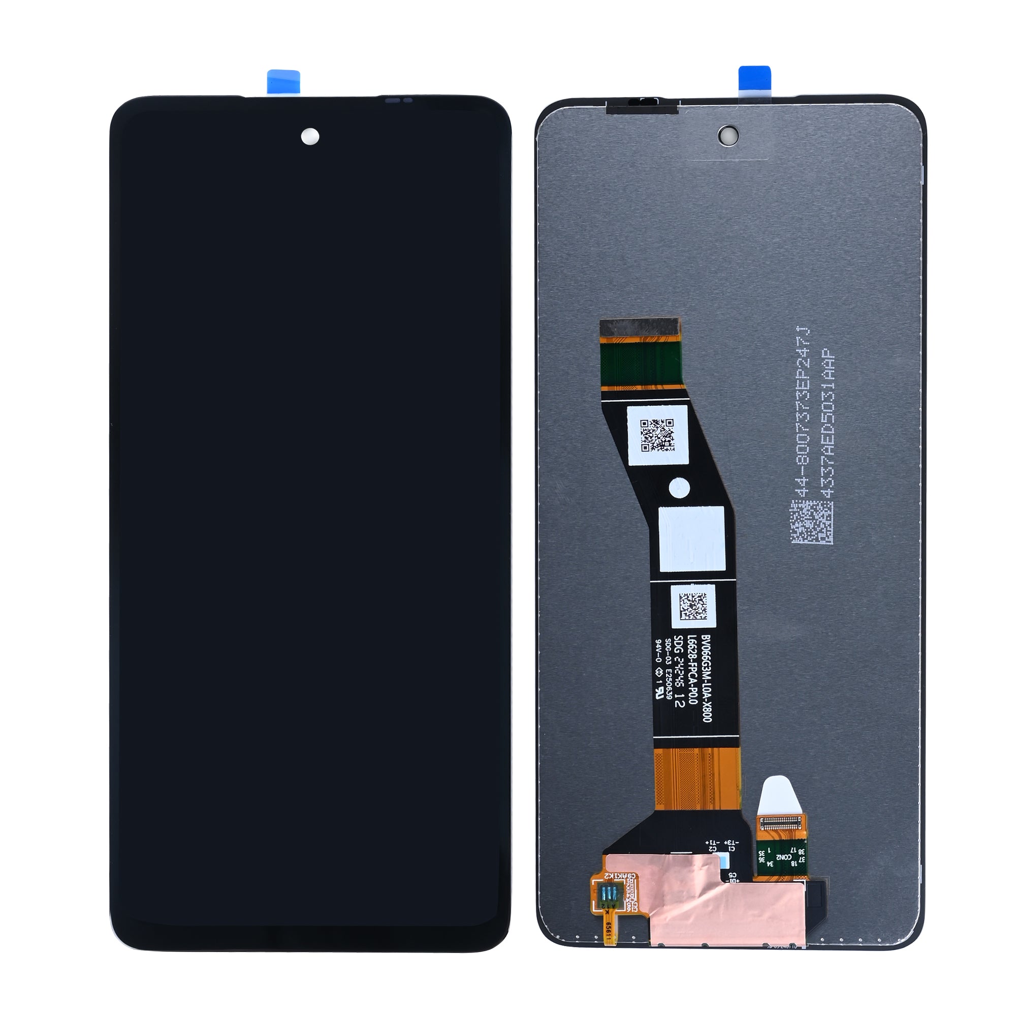 Motorola Moto E14 Display And Digitizer Without Frame Black OEM