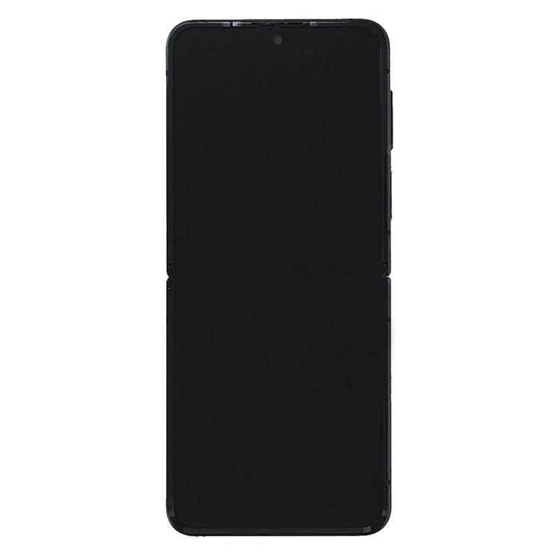 Samsung Galaxy Z Flip4 5G F721B Main Display And Digitizer With Frame Black Service Pack