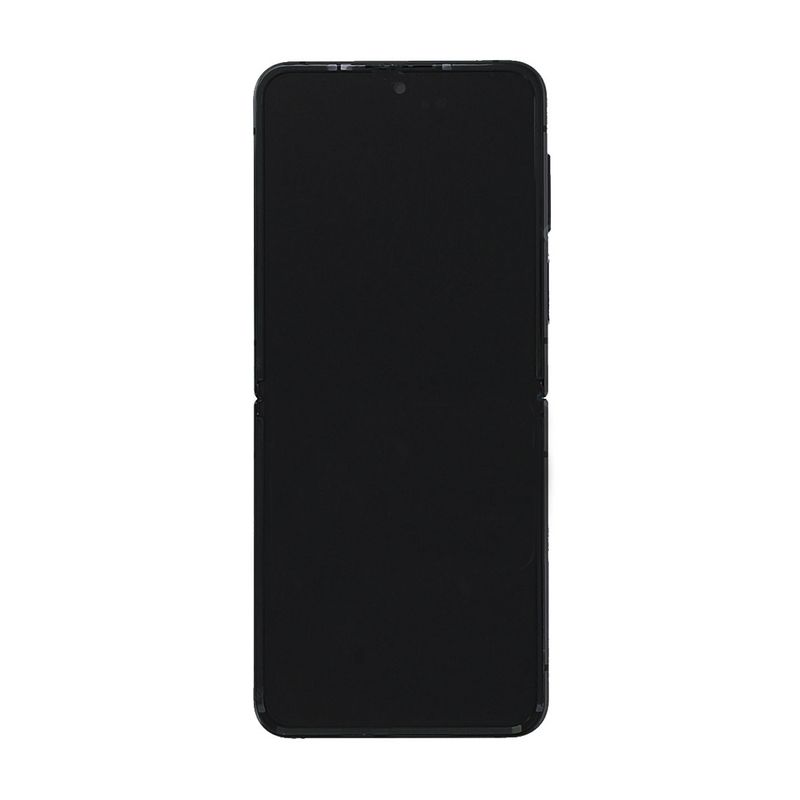 Samsung Galaxy Z Flip4 5G F721B Main Display And Digitizer With Frame Black Service Pack