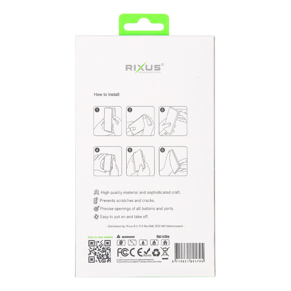 Rixus Classic 02 Case With MagSafe Compatible For Apple iPhone 14 Plus Purple