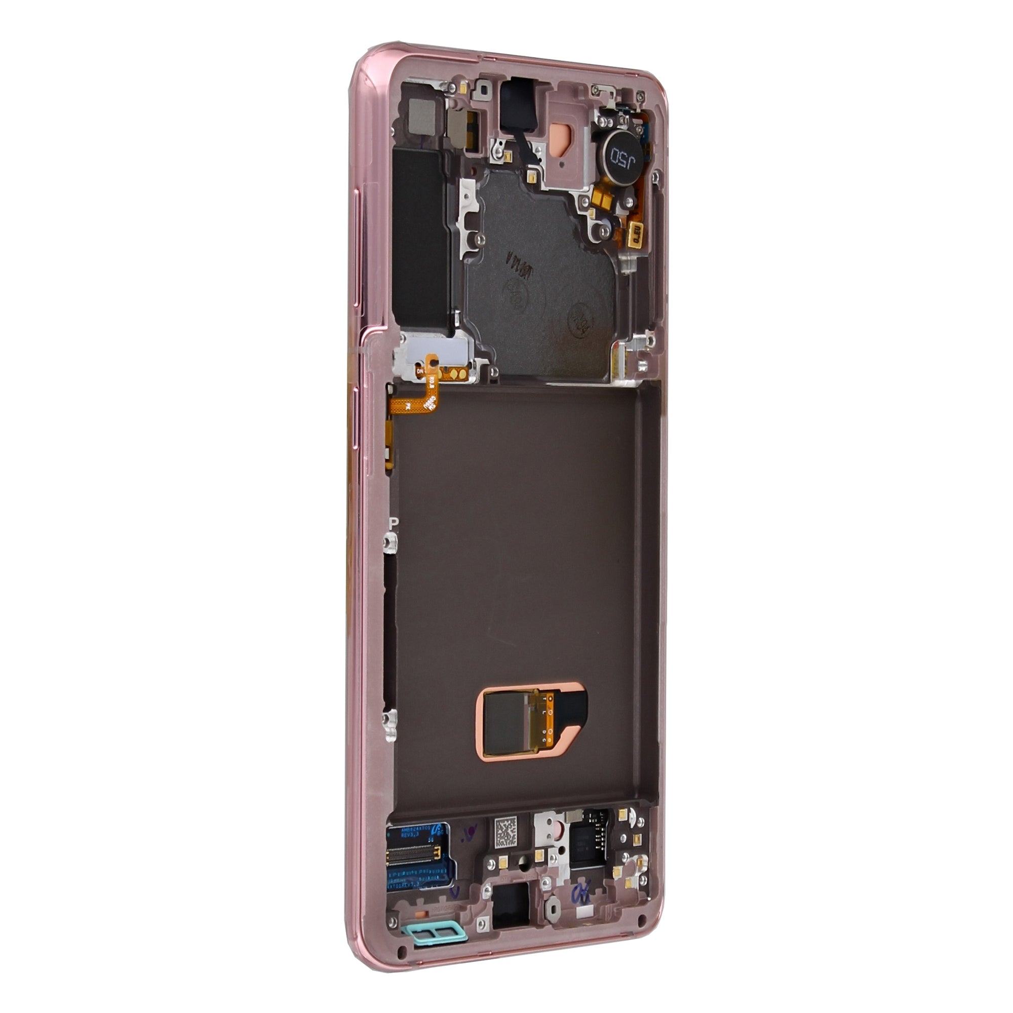 Samsung Galaxy S21 5G G991B Display And Digitizer With Frame Phantom Pink Service Pack