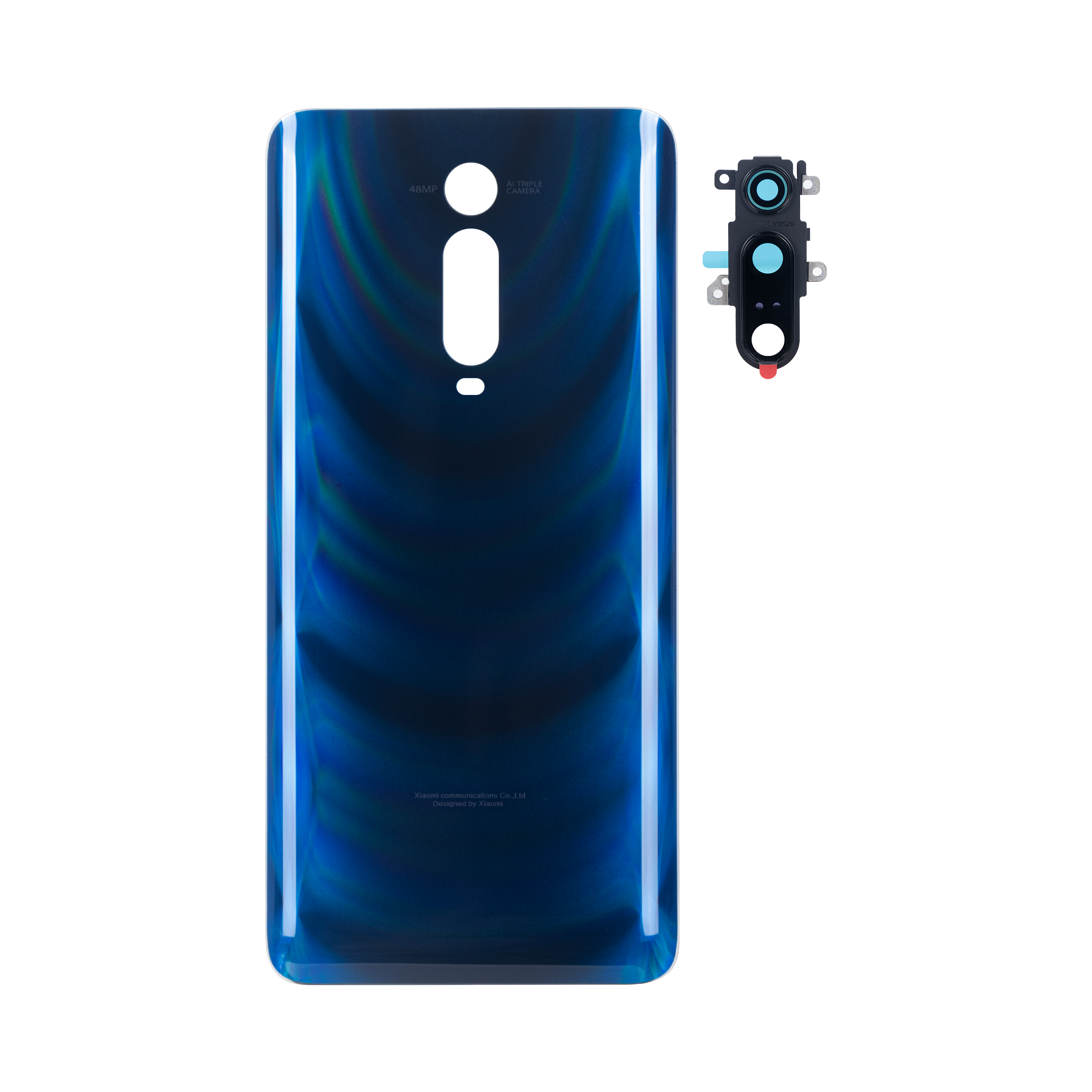 Xiaomi Mi 9T, Mi 9T Pro Back Cover With Lens Glacier Blue OEM