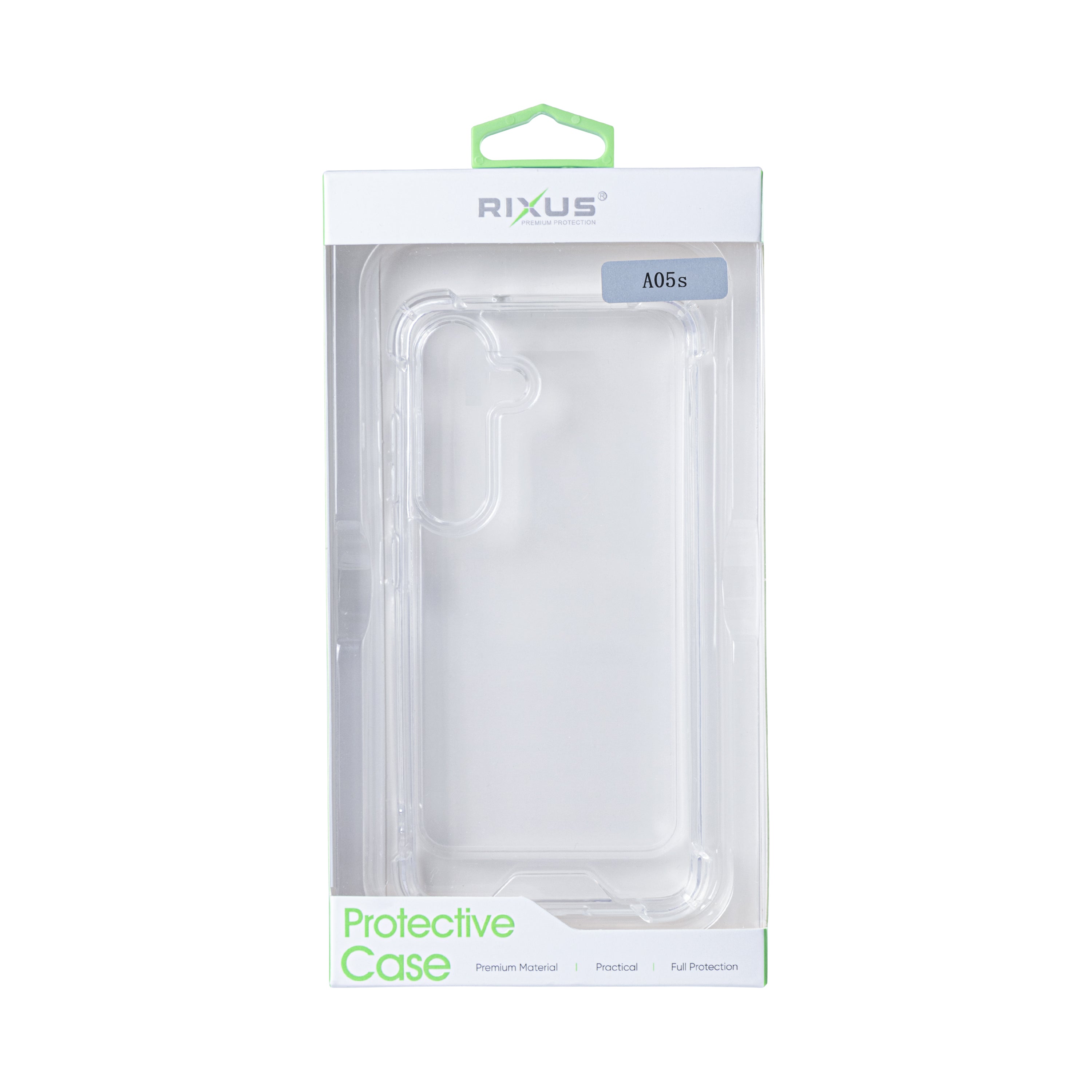 Rixus Anti-Burst Case For Samsung Galaxy A05s Transparent