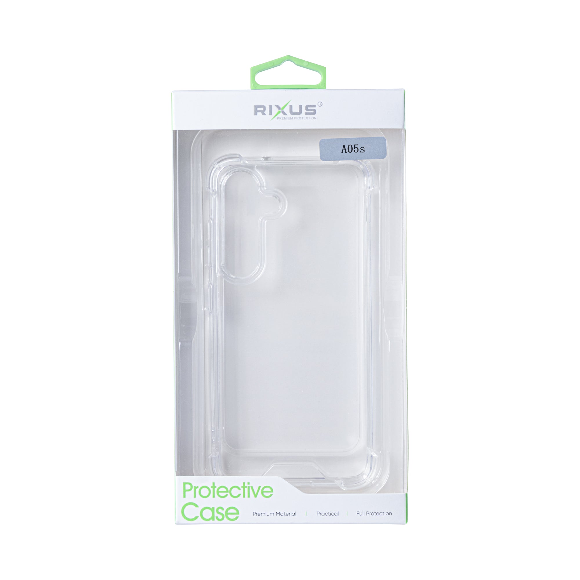 Rixus Anti-Burst Case For Samsung Galaxy A05s Transparent