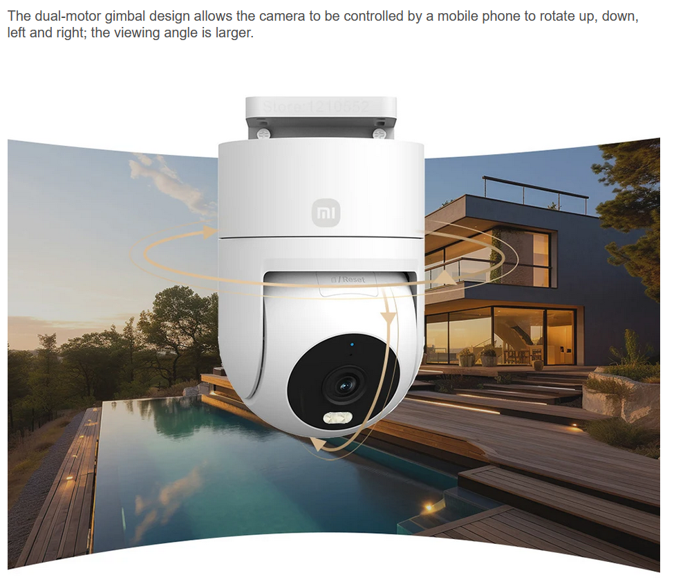 Xiaomi CW300  Outdoor Camera Full Color Night Vision White