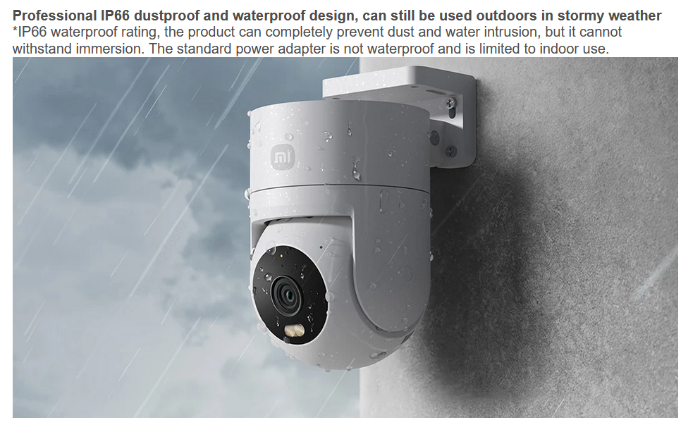 Xiaomi CW300  Outdoor Camera Full Color Night Vision White