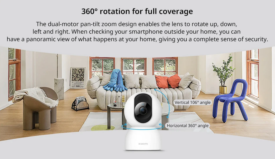 Xiaomi C400 Smart Camera 2.5K Clarity White