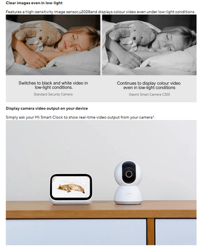 Xiaomi C300 Smart Camera 2K HD White