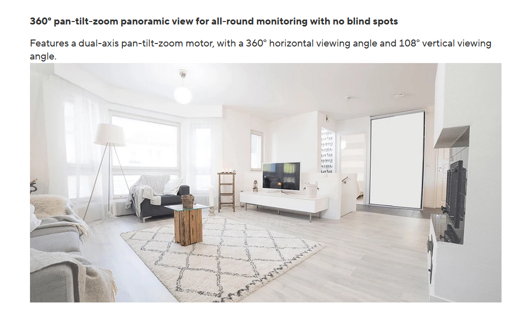 Xiaomi C300 Smart Camera 2K HD White