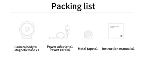 Xiaomi Camera C100 2K Magnetic Mount White
