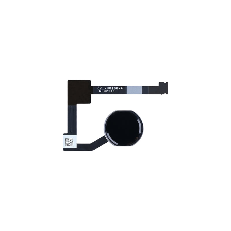 For iPad Air 2 (2014) 9.7 Home Button Flex Black