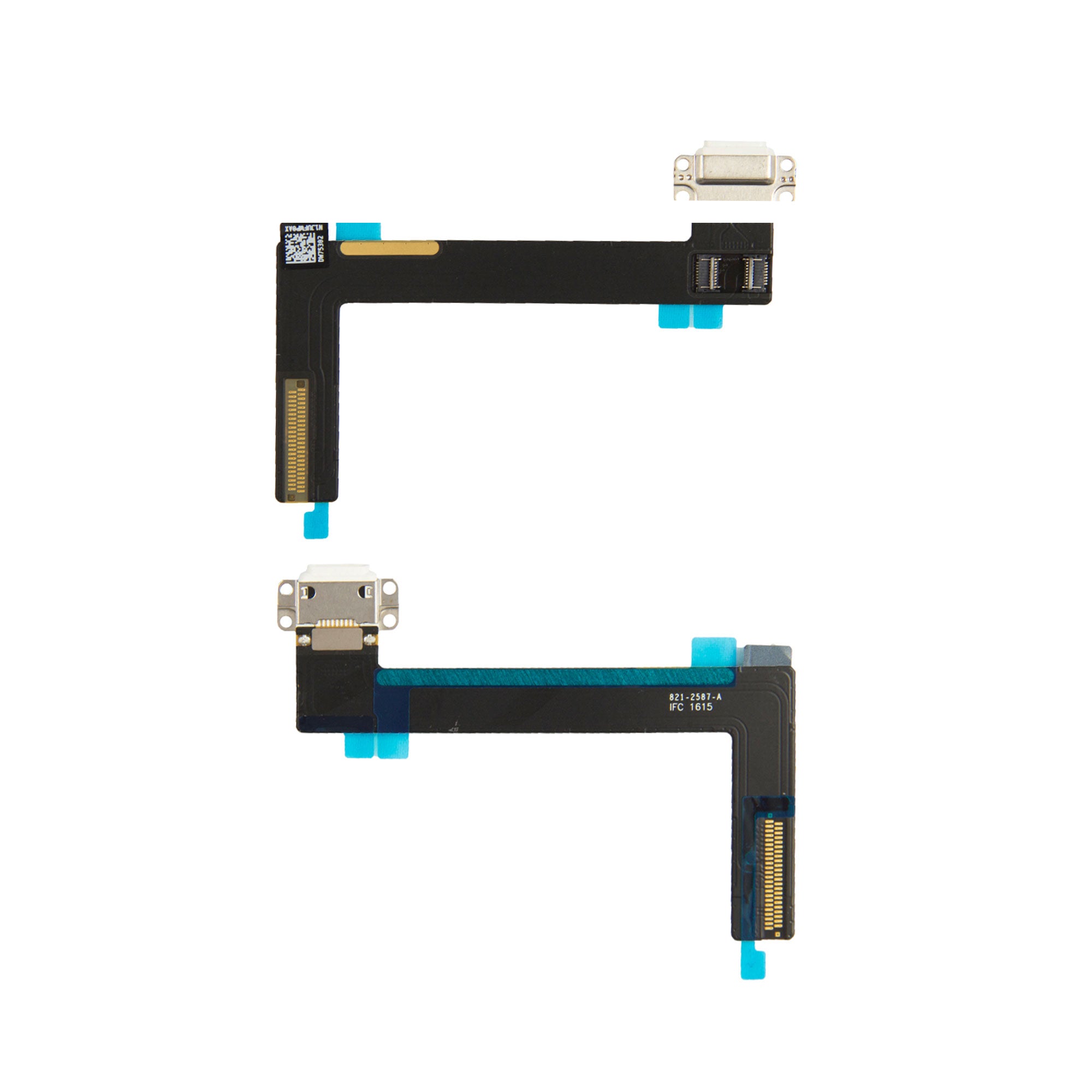 For Apple iPad Air 2 9.7 inch (2014) System Charging Flex White Pulled