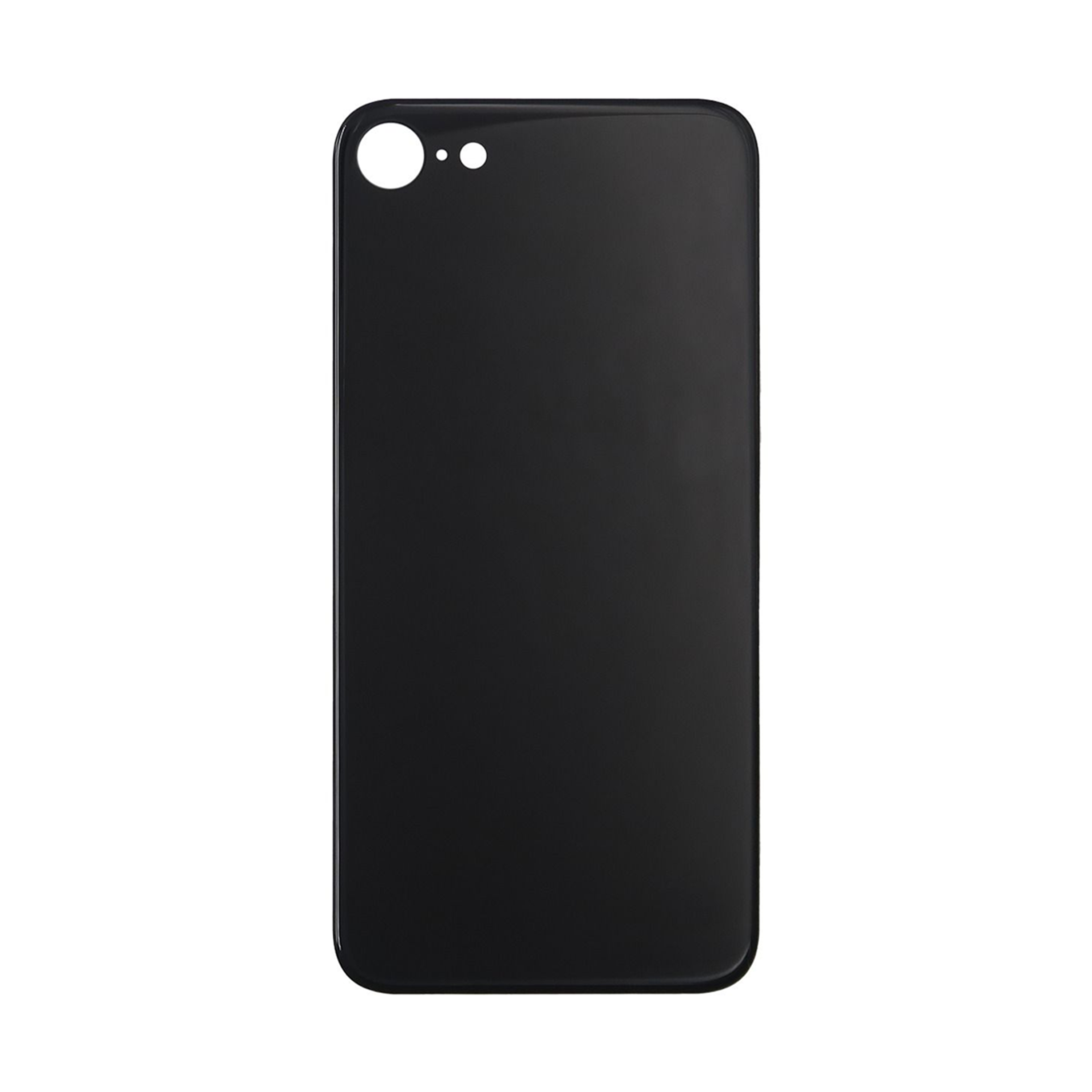 For iPhone 8 Extra Glass Black (Enlarged camera frame)