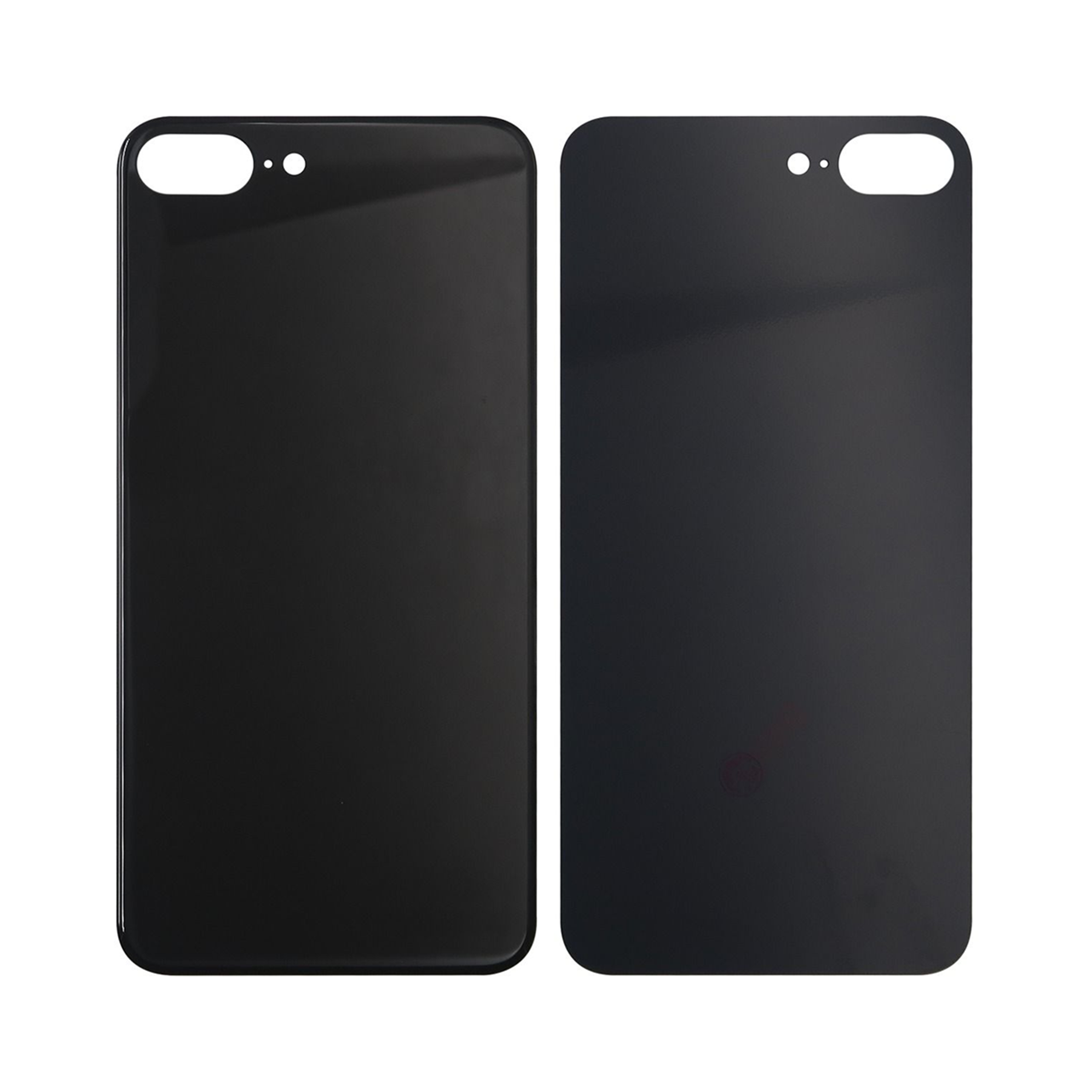 For iPhone 8 Plus Extra Glass Black (Enlarged camera frame)