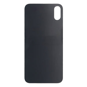 For Apple iPhone X Back Glass, Enlarged Camera Frame White Compatible
