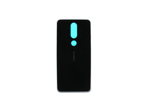 Nokia 6.1 Plus (X6) Back Cover Without Lens Black OEM