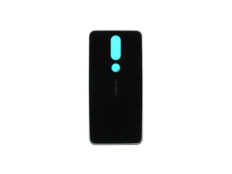 Nokia 6.1 Plus (X6) Back Cover Without Lens Black OEM