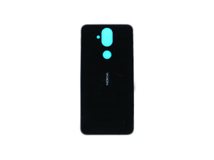 Nokia 8.1 (X7) Back Cover Without Lens Black OEM