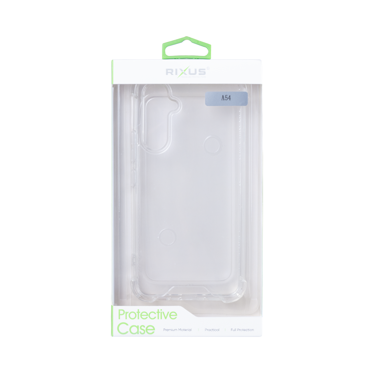 Rixus Anti-Burst Case For Samsung Galaxy A54 Transparent