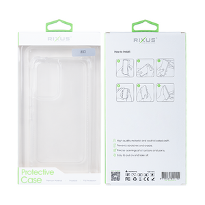 Rixus Anti-Burst Case For Samsung Galaxy A53 Transparent