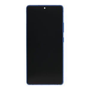 Samsung Galaxy S10 Lite G770F Display And Digitizer With Frame Prism Blue Service Pack