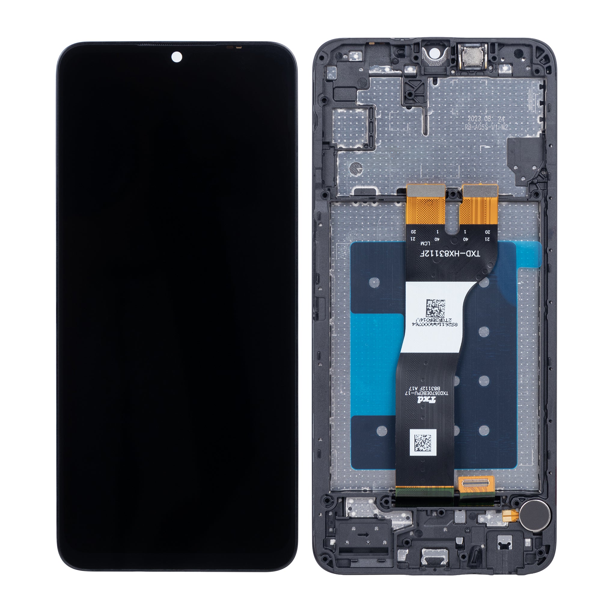 Samsung Galaxy A05s A057F Display And Digitizer With Frame Black OEM
