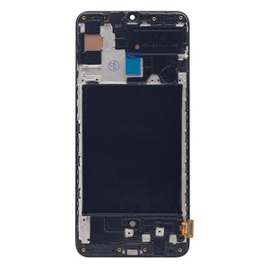 Samsung Galaxy A70 A705F Display And Digitizer With Frame Black Soft-OLED
