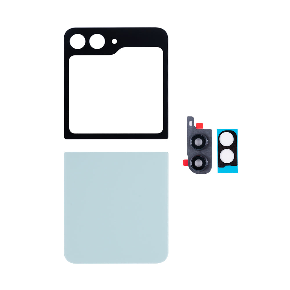 Samsung Galaxy Z Flip5 F731B Back Cover Set With Lens Green OEM
