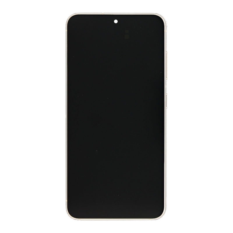 Samsung Galaxy S23 S911B Display And Digitizer With Frame Cream Service Pack