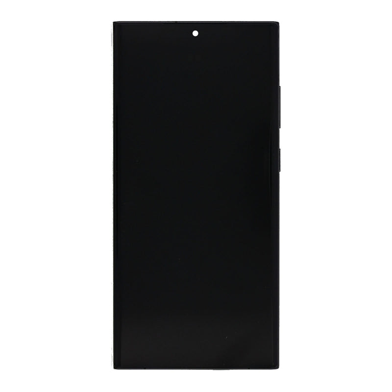 Samsung Galaxy S23 Ultra S918B Display And Digitizer With Frame Phantom Black Service Pack