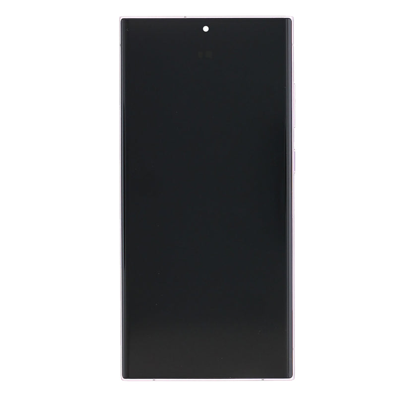 Samsung Galaxy S23 Ultra S918B Display And Digitizer With Frame Lavender Service Pack